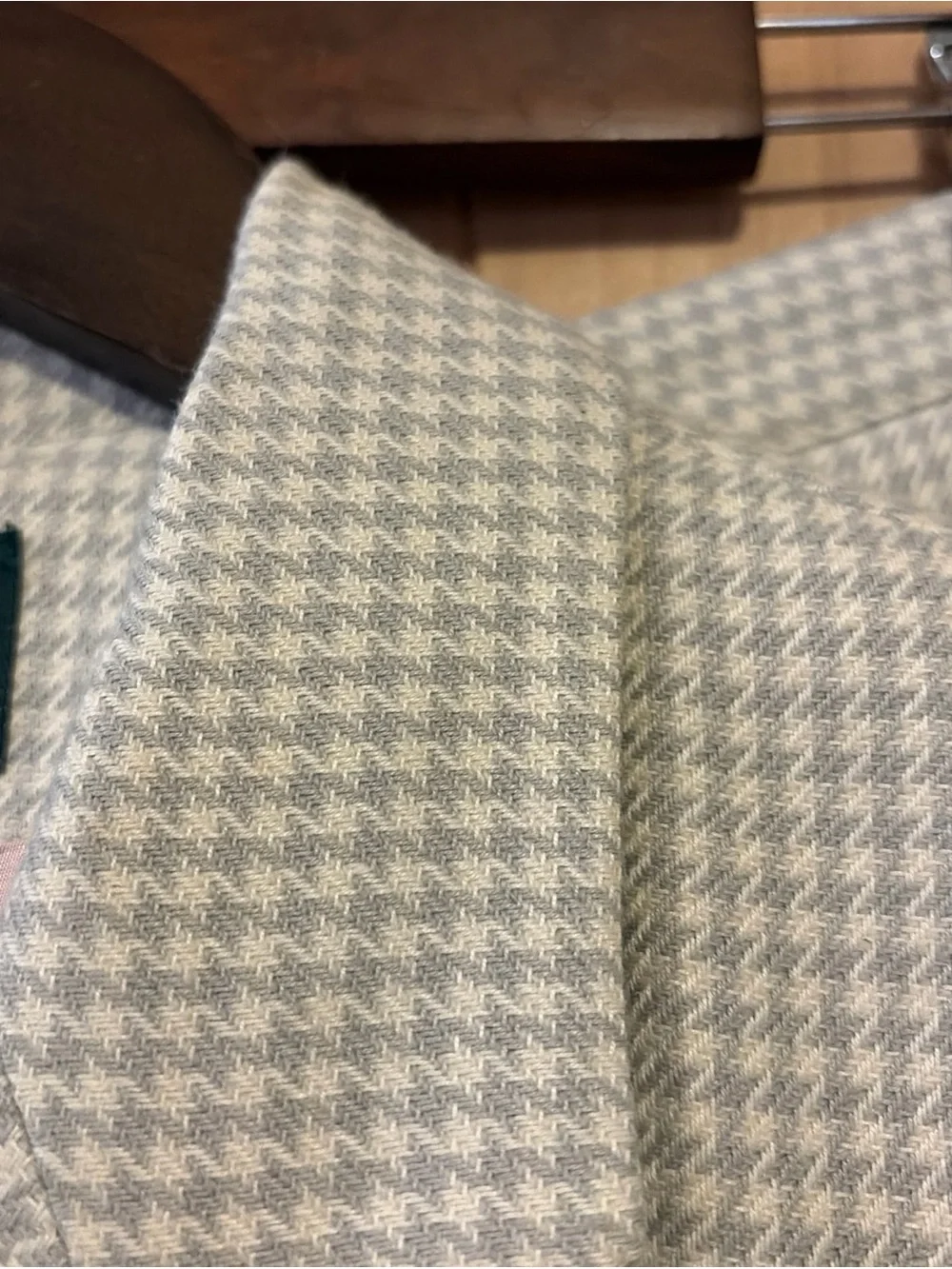 Lauren Ralph Lauren 2PC Pant Suit Sz 16 Pants Blazer Houndstooth Wool Blend - Picture 3 of 16